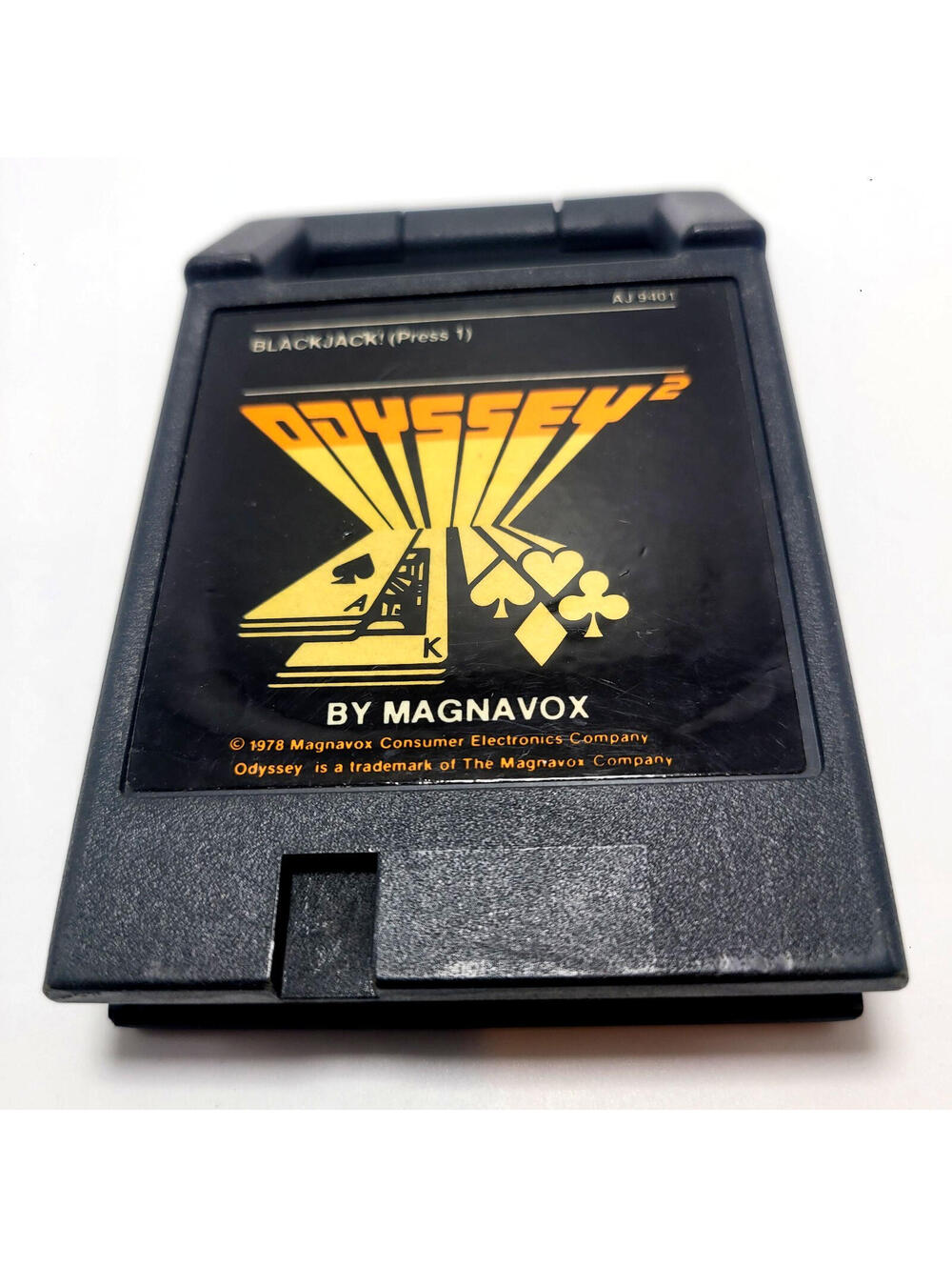 Blackjack! (1978 Magnavox Odyssey 2) Game Cart
